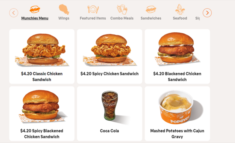 Popeyes Menu: Discover the Best Dishes to Satisfy Your Cravings